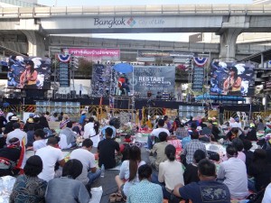 Kundgebung Siam Center