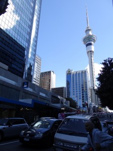 Auckland CBD und Skytower