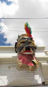 Karneals Maske in Oruro