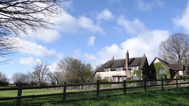 Ein typisches Landhaus in England